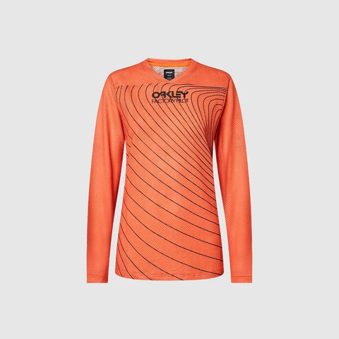 Camiseta / Playera Oakley WMNS Factory Pilot RC LS Jersey Soft Orange Mujer FOA500385-73K