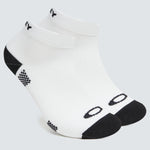 Calcetines Oakley Ribbed Ellipse Short Socks White FOS900869-100