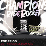 Casco Integral Joe Rocket RKT 240 Gastown Oro Iridium