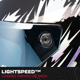 Casco Integral Joe Rocket RKT 240 Gastown Oro Iridium