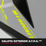 Casco Integral Joe Rocket RKT 105 ION Rosa Brillante Mujer Mica Humo