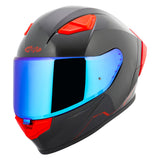 Casco Integral Joe Rocket RKT 105 ION Negro Brillante Mica Azul