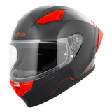 Casco Integral Joe Rocket RKT 105 ION Negro Brillante Mica Rosa