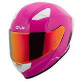 Casco Integral Joe Rocket RKT 105 ION Rosa Brillante Mujer Mica Roja