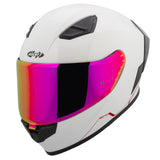 Casco Integral Joe Rocket RKT 105 ION Blanco Brillante Mica Rosa