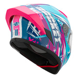 Casco Integral Joe Rocket RKT 105 Rapid Rosa HiVis Mujer