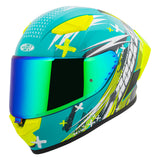 Casco Integral Joe Rocket RKT 105 Rapid Verde HiVis Mica Verde