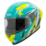 Casco Integral Joe Rocket RKT 105 Rapid Verde HiVis