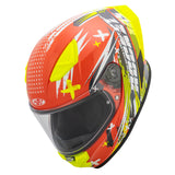 Casco Integral Joe Rocket RKT 105 Rapid Rojo HiVis