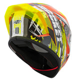 Casco Integral Joe Rocket RKT 105 Rapid Rojo HiVis