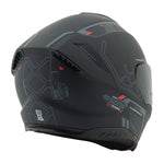 Casco Integral Joe Rocket Rkt 110 Resistor Negro Mica Humo