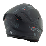 Casco Integral Joe Rocket Rkt 110 Resistor Negro Mica Humo