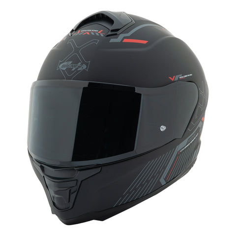 Casco Integral Joe Rocket Rkt 110 Resistor Negro Mica Humo