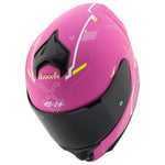 Casco Integral Joe Rocket Rkt 110 Resistor Rosa Mujer Mica Humo
