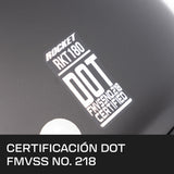 Casco Integral Joe Rocket Rkt 180 Solid Negro Mate Café Racer