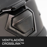 Casco Integral Joe Rocket Rkt 180 Solid Negro Brillante Café Racer