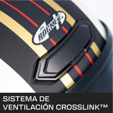 Casco Integral Joe Rocket Rkt 180 Classic 92 Negro Café Racer