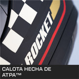 Casco Integral Joe Rocket Rkt 180 Classic 92 Negro Café Racer