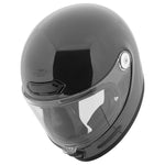 Casco Integral Joe Rocket Rkt 180 Solid Negro Brillante Café Racer