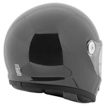 Casco Integral Joe Rocket Rkt 180 Solid Negro Brillante Café Racer