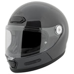 Casco Integral Joe Rocket Rkt 180 Solid Negro Brillante Café Racer