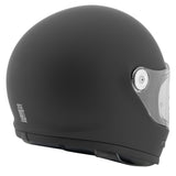 Casco Integral Joe Rocket Rkt 180 Solid Negro Mate Café Racer