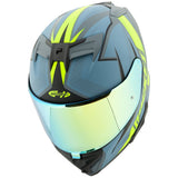 Casco Integral Joe Rocket Rkt 210 Reactor Azul Mate / Neón ECE 22-06