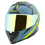 Casco Integral Joe Rocket Rkt 210 Reactor Azul Mate / Neón ECE 22-06