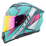 Casco Integral Joe Rocket Rkt 210 Reactor Turquesa Mate / Rosa ECE 22-06 Mujer