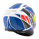 Casco Integral Joe Rocket RKT 210 Reactor Azul Mate / Rojo ECE 22-06