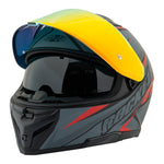 Casco Integral Joe Rocket RKT 210 Reactor Negro Mate / Rojo ECE 22-06