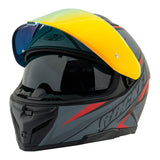 Casco Integral Joe Rocket RKT 210 Reactor Negro Mate / Rojo ECE 22-06