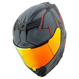 Casco Integral Joe Rocket RKT 210 Reactor Negro Mate / Rojo ECE 22-06