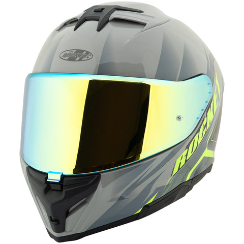Casco Integral Joe Rocket Rkt 210 Sonic Gris / Neón ECE 22-06