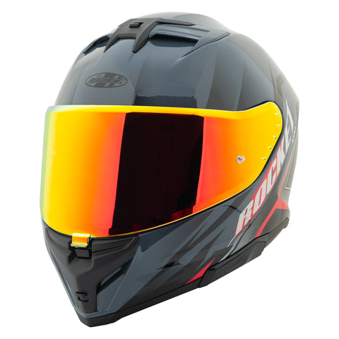Casco Integral Joe Rocket RKT 210 Sonic Carbón / Rojo ECE 22-06