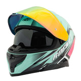 Casco Integral Joe Rocket RKT 210 Sonic Turquesa / Rosa ECE 22-06 Mujer