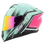 Casco Integral Joe Rocket RKT 210 Sonic Turquesa / Rosa ECE 22-06 Mujer