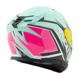 Casco Integral Joe Rocket RKT 210 Sonic Turquesa / Rosa ECE 22-06 Mujer
