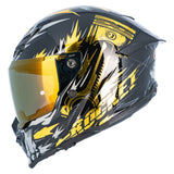 Casco Integral Joe Rocket RKT 240 Gastown Oro Iridium