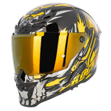 Casco Integral Joe Rocket RKT 240 Gastown Oro Iridium