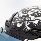 Casco Integral Joe Rocket RKT 240 Gastown Plata Iridium