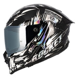 Casco Integral Joe Rocket RKT 240 Gastown Plata Iridium