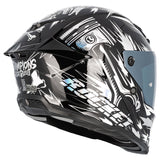 Casco Integral Joe Rocket RKT 240 Gastown Plata Iridium