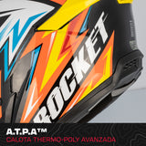 Casco Integral Joe Rocket RKT 240 Reactor Gris Plata Iridium