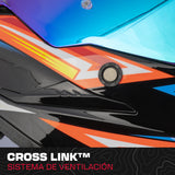 Casco Integral Joe Rocket RKT 240 Reactor Rosa Iridium Mujer