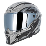 Casco Integral Joe Rocket RKT 240 Reactor Gris Plata Iridium
