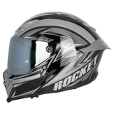 Casco Integral Joe Rocket RKT 240 Reactor Gris Plata Iridium
