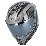 Casco Integral Joe Rocket RKT 240 Reactor Gris Plata Iridium