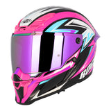 Casco Integral Joe Rocket RKT 240 Reactor Rosa Iridium Mujer