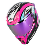 Casco Integral Joe Rocket RKT 240 Reactor Rosa Iridium Mujer